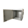 IP55 12U Wall Cabinet, 600mm Deep, with Cowled Fan & Filter Set - Grey