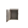 IP55 15U Wall Cabinet, 600mm Deep, with Cowled Fan & Filter Set - Grey