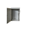 IP55 18U Wall Cabinet, 600mm Deep, with Cowled Fan & Filter Set - Grey