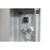 IP55 18U Wall Cabinet, 600mm Deep, with Cowled Fan & Filter Set - Grey