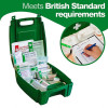 Evolution British Standard Compliant Workplace First Aid Kit in Green Case (Small)