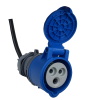 IEC C20 plug-16A commando socket- 5m lead