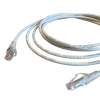 Siemon MC6-03M-02B Cat6 3m Mod Cord White C/W Clear Boot Bulk (Pack 100)