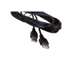 5m USB 2.0 Type A Male to Female Cable Black