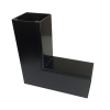 Black Fabricated Flat Angle 75 x 75