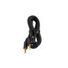 2m 3.5mm Stereo Male to Male Audio Lead Black (Each)