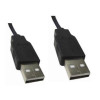 3m USB 2.0 Type A Male to Male Black