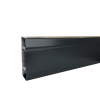 Marco Apollo PVC Charcoal 3 Compartment Dado - Skirting Trunking 3m length (3m lgth)