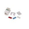 Siemon Angled MAX Cat6 UTP Outlet White Bulk Pack (Pack 100)