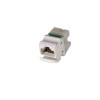 Siemon Angled MAX Cat6 UTP Outlet White Bulk Pack (Pack 100)