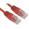 10m Cat5e RJ45 U/UTP Moulded Patch Lead Red