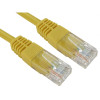 2m Cat5e RJ45 U/UTP Moulded Patch Lead Yellow