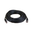 10m Cat5e RJ45 U/UTP Moulded Patch Lead Black