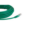 10m Cat5e RJ45 U/UTP Moulded Patch Lead Green