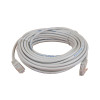 10m Cat5e RJ45 U/UTP Moulded Patch Lead Grey