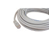 10m Cat5e RJ45 U/UTP Moulded Patch Lead Grey