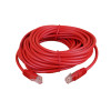 10m Cat5e RJ45 U/UTP Moulded Patch Lead Red