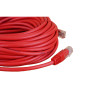 10m Cat5e RJ45 U/UTP Moulded Patch Lead Red