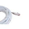 10m Cat5e RJ45 U/UTP Moulded Patch Lead White