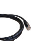 1.5m Cat5e RJ45 U/UTP Moulded Patch Lead Black