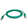 2m Cat5e RJ45 U/UTP Moulded Patch Lead Green