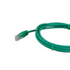 2m Cat5e RJ45 U/UTP Moulded Patch Lead Green