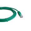 2m Cat5e RJ45 U/UTP Moulded Patch Lead Green