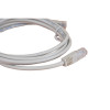 2m Cat5e RJ45 U/UTP Moulded Patch Lead Grey