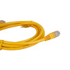 2m Cat5e RJ45 U/UTP Moulded Patch Lead Yellow