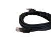 3m Cat5e RJ45 U/UTP Moulded Patch Lead Black