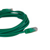 3m Cat5e RJ45 U/UTP Moulded Patch Lead Green