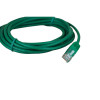 3m Cat5e RJ45 U/UTP Moulded Patch Lead Green