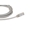 3m Cat5e RJ45 U/UTP Moulded Patch Lead Grey