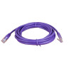 3m Cat5e RJ45 U/UTP Moulded Patch Lead Violet