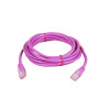 3m Cat5e RJ45 U/UTP Moulded Patch Lead Pink