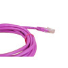 3m Cat5e RJ45 U/UTP Moulded Patch Lead Pink