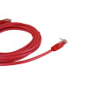 3m Cat5e RJ45 U/UTP Moulded Patch Lead Red