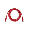 3m Cat5e RJ45 U/UTP Moulded Patch Lead Red