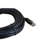 7m Cat5e RJ45 U/UTP Moulded Patch Lead Black