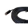 7m Cat5e RJ45 U/UTP Moulded Patch Lead Black