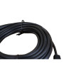 7m Cat5e RJ45 U/UTP Moulded Patch Lead Black