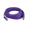 7m Cat5e RJ45 U/UTP Moulded Patch Lead Violet