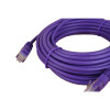 7m Cat5e RJ45 U/UTP Moulded Patch Lead Violet