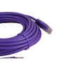 7m Cat5e RJ45 U/UTP Moulded Patch Lead Violet