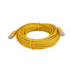 7m Cat5e RJ45 U/UTP Moulded Patch Lead Yellow