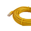 7m Cat5e RJ45 U/UTP Moulded Patch Lead Yellow