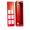 Red 6 way POD box 32mm Entry