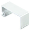 Dietzel Univolt PVC Starline 3 Compartment Square Dado Cable Retainer White