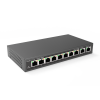 Ruijie Reyee RG-ES110D-P 8 Ports 10/100 (110W) and 2xGE Uplink Ports, Unmanaged Desktop Steel Case Switch