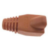 RJ45 Bubble Boots 6mm Orange (Pack/50)